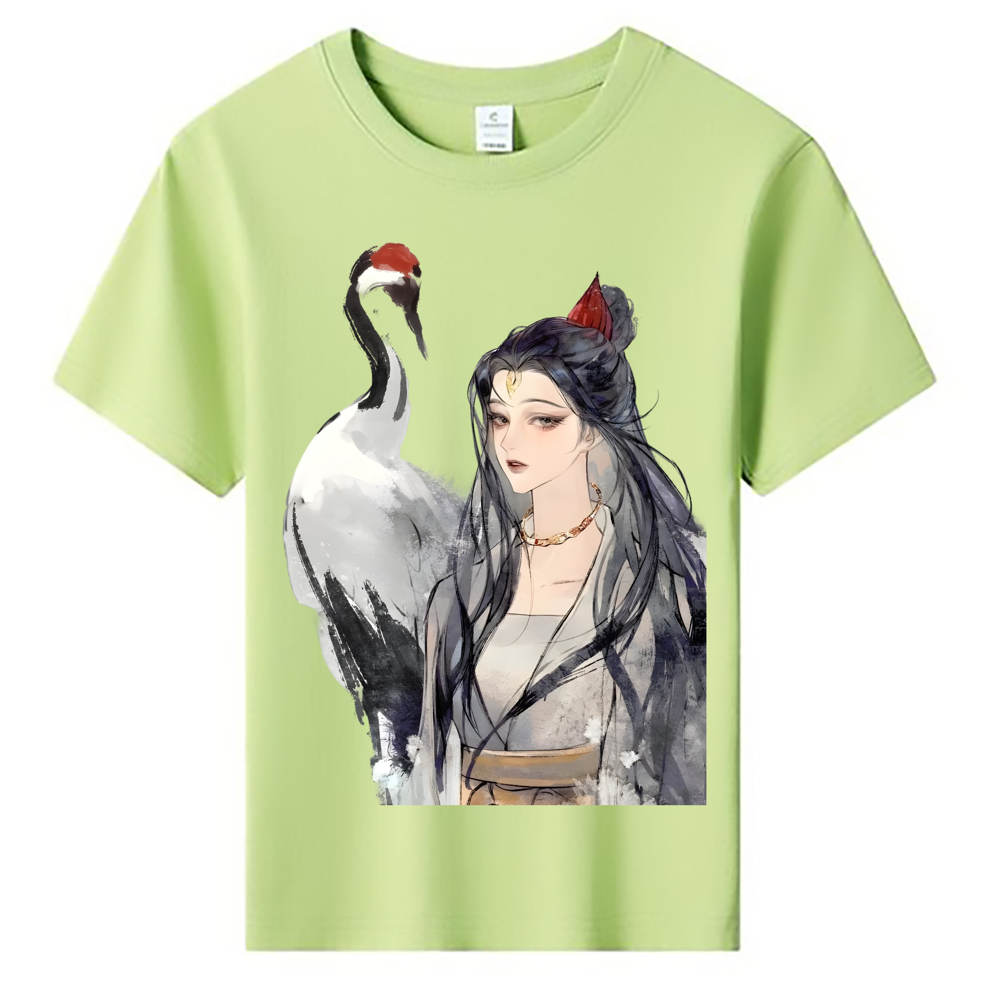 （画像用） Ne Zha 2 ナタ 魔童の大暴れ 綿100％キッズTシャツ（フロントプリント）